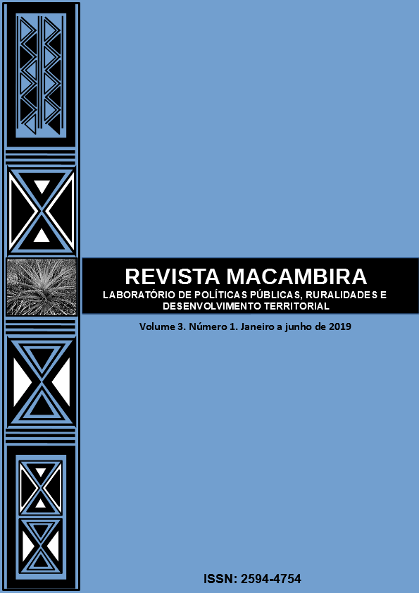					View Vol. 3 No. 1 (2019): Revista Macambira
				